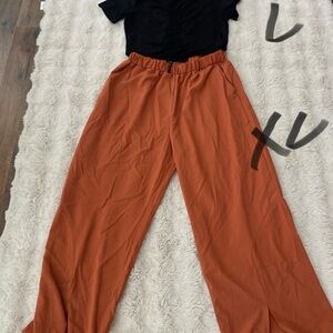 Women's Orange Pants
